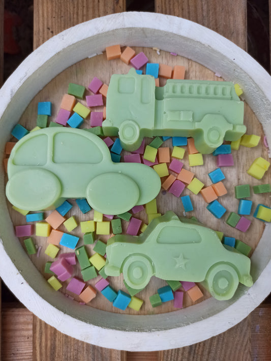 Autós gyerek szappancsomag