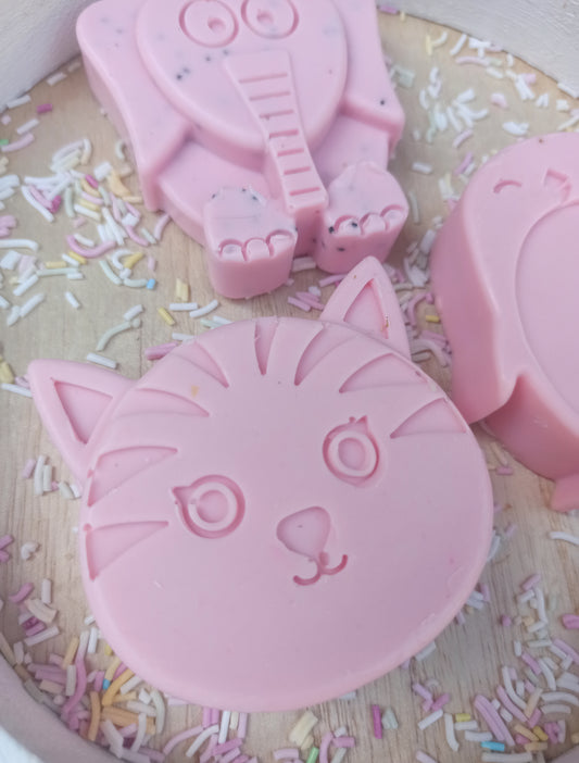 Állatos gyerek szappancsomag (cica,elefánt,pingvin)